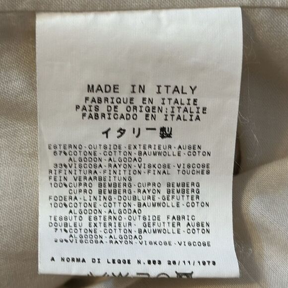 GIANFRANCO FERRE women’s double breasted jacket size 42 missing belt - Picture 10 of 15